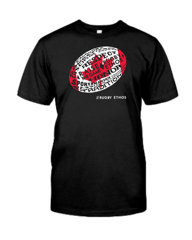 Oh Canada!  Rugby Canada Word Ball Tee