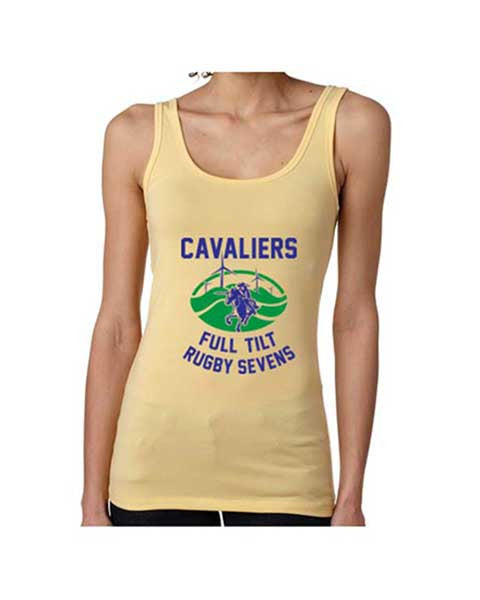 Cavaliers Full Tilt Rugby Tee - Womens Summer Yellow  - also available in Athletic Grey - Rugby Ethos