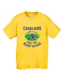 Cavaliers Full Tilt Rugby Tee - Kids Yellow  - also available in Athletic Grey - Rugby Ethos