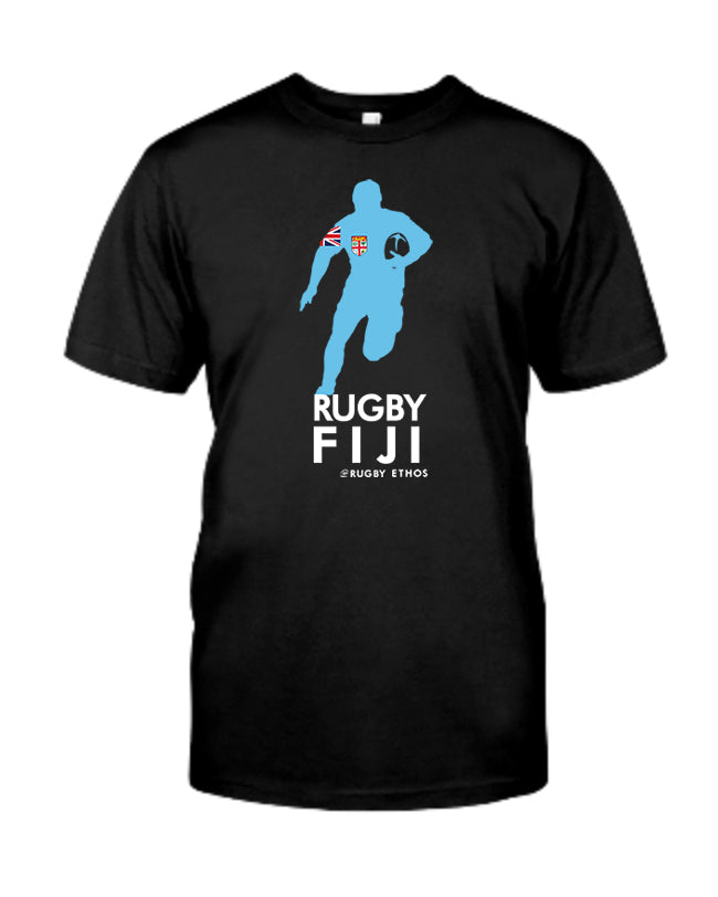 Fiji! Black Rugby Tee