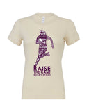 Ladies First! Women's Rugby tshirt - Ivory color - Rugby Ethos