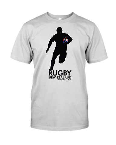New Zealand Rugby Tee - Silver