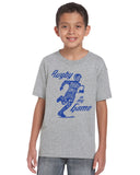 Boys Rugby Shirt color Sport Heather - with model - Rugby Ethos