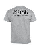 Boys Rugby Shirt - color Sport Heather - back -Rugby Ethos