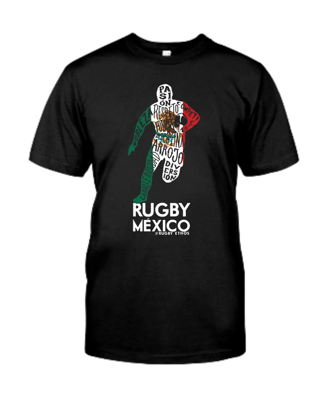Rugby Mexico! En Espanol! Men's Word Tee